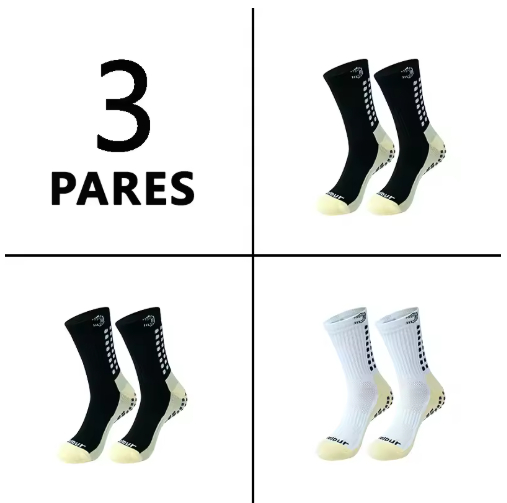 Kit 3 Meias Antiderrapante