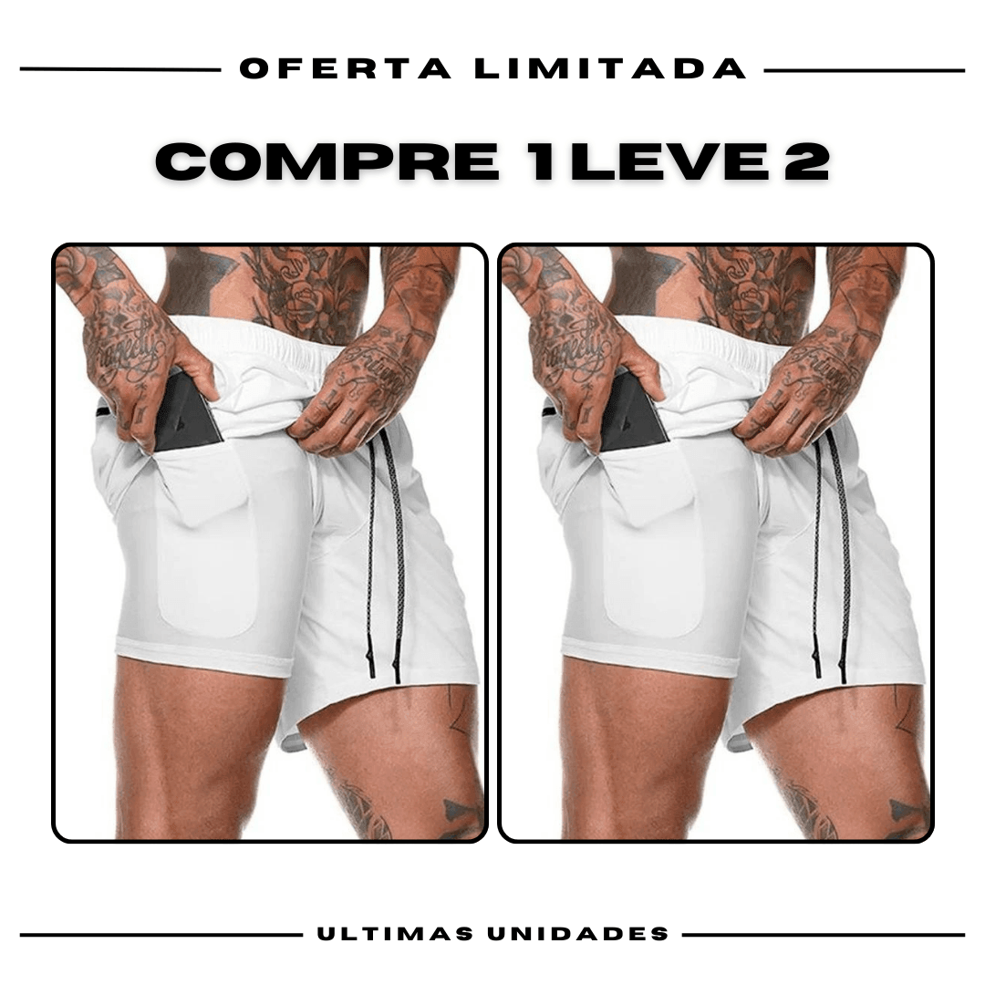 kit 2 Bermudas Academia Masculinas ProFit [COMPRE 1 LEVE 2]
