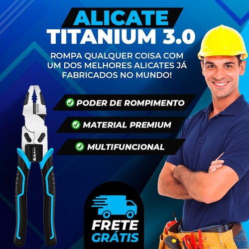 Alicate Titanium 3.0 - Alicate Resitente para quebrar correntes e cadeados
