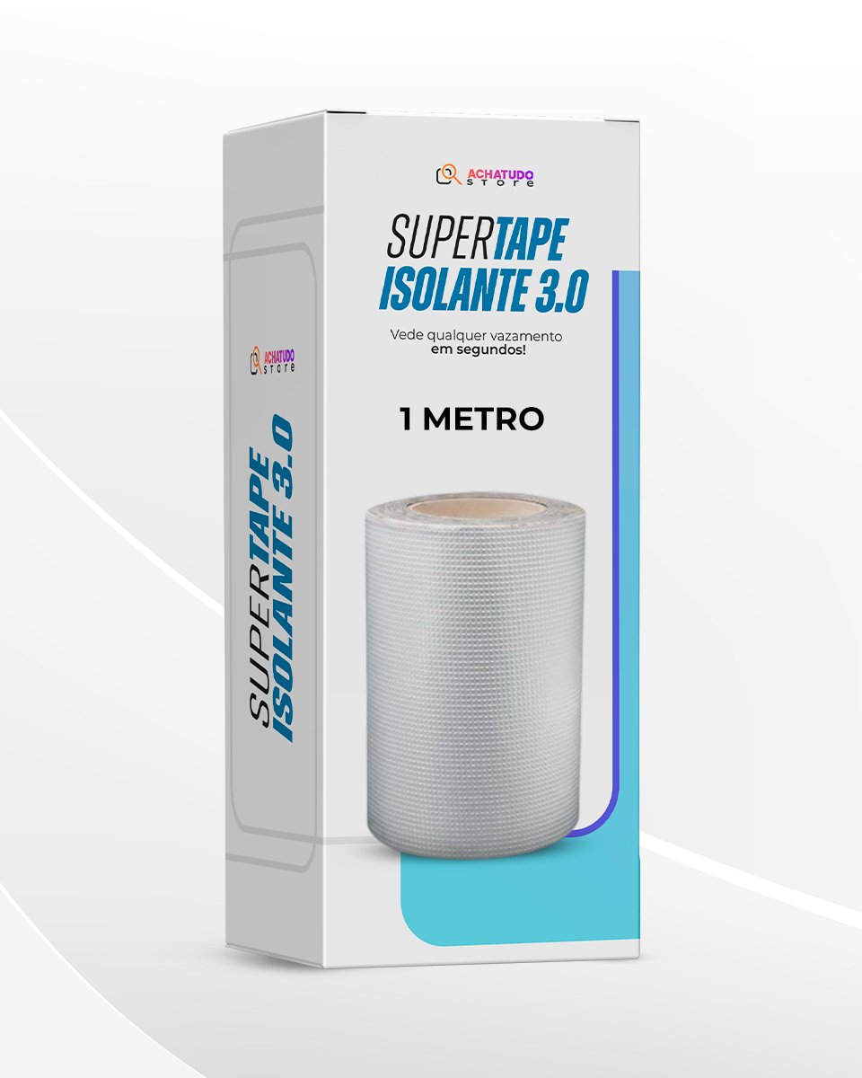 Super Tape Isolante 3.0 - Fita Adesiva de Vedação para Reparos de Vazamento de água